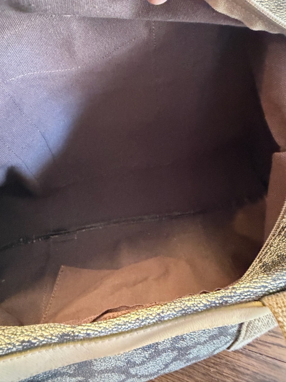 Vintage Yves Saint Laurent "Giraffe" print canvas and leather Boston bag - Picture 12 of 13